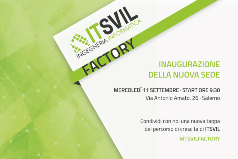 Itsvil Factory, nuova sede a Salerno