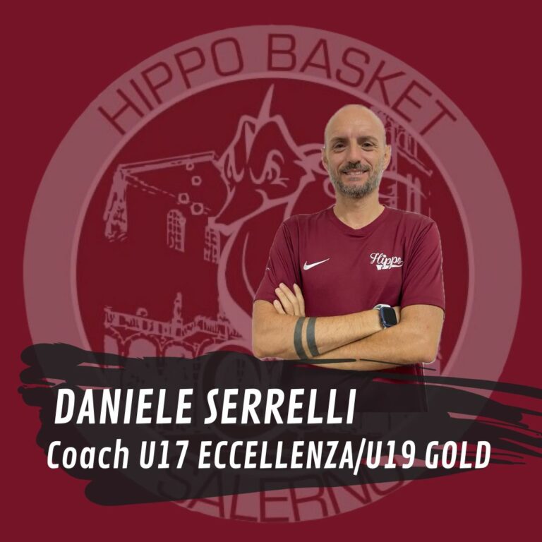 Hippo Basket Salerno, Daniele Serrelli entra a far parte dello staff tecnico