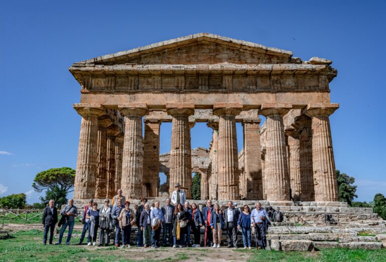 Ada Campania e Uil Pensionati, gli anziani fanno da Ciceroni a Paestum