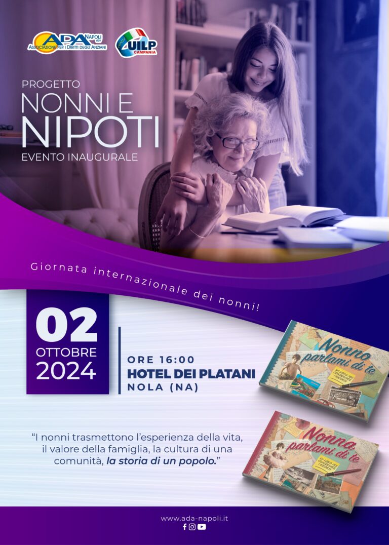 Ada Napoli presenta a Nola il progetto “Nonni e nipoti”