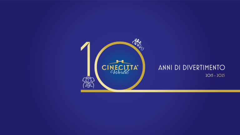 Logo Cinecittà World 10 anni